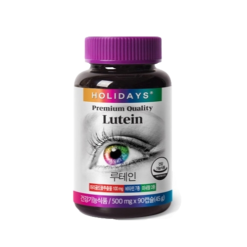 홀리데이즈 루테인 500mg x 90캡슐, 4개