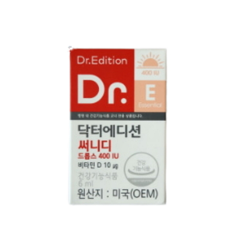 <b>닥터 써니디 드롭스</b> 400IU 6ml, 1개