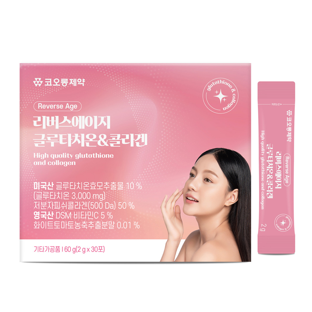 코오롱제약 리버스에이지 글루타치온 앤 콜라겐 2g x 30포, 1개