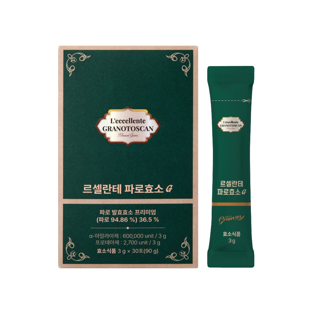 그레인온 르셀란테 파로<b>효소</b>G 3g x 30포, 3개