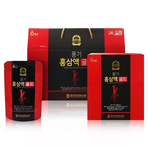황풍정 풍기 홍삼액 골드 80ml x 30포, 2개
