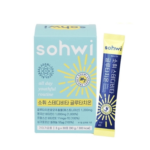 <b>소휘</b> 스테디비타 글루타치온 3g x 30포, 2개