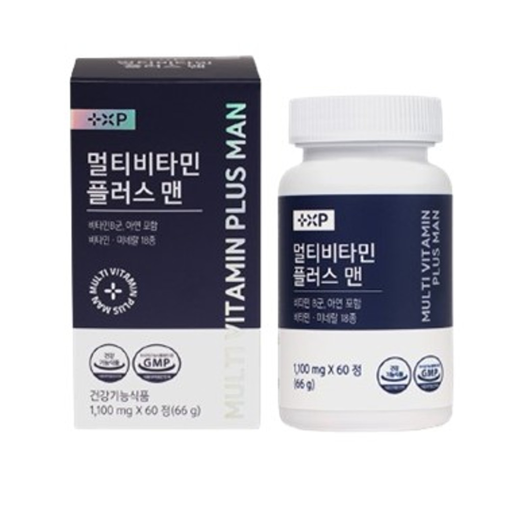 멀티비타민 플러스 맨 1100mg x 60정, 3개