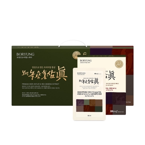 보령 녹용홍삼 진 80ml x 60포, 1개