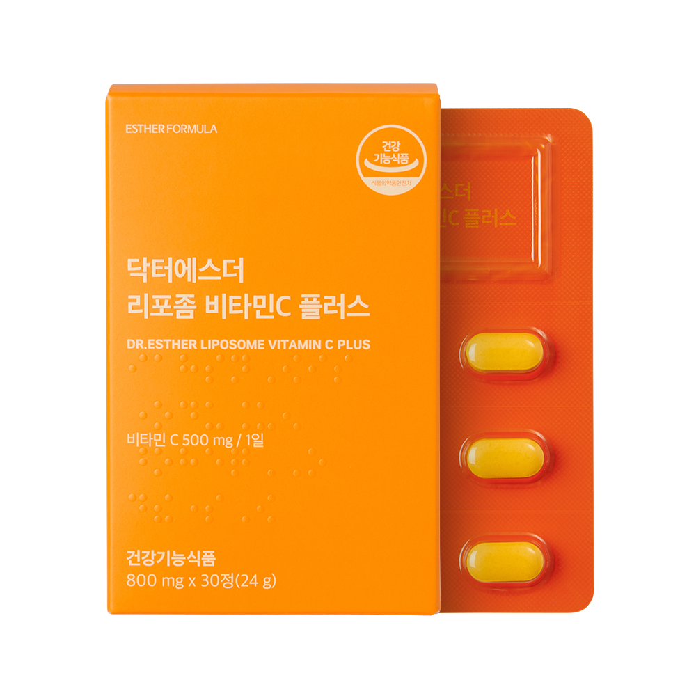 에스더포뮬러 <b>닥터</b>에스더 리포좀 <b>비타민C</b> 플러스 1100mg x 30정, 1개