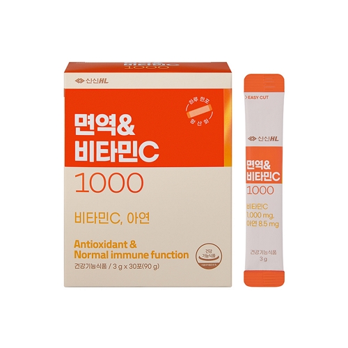 <b>신신제약</b> 면역 앤 <b>비타민C</b> 1000 3g x 30포, 2개