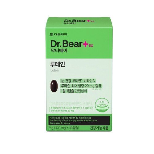 닥터베어 EX 루테인 300mg x 30캡슐, 1개