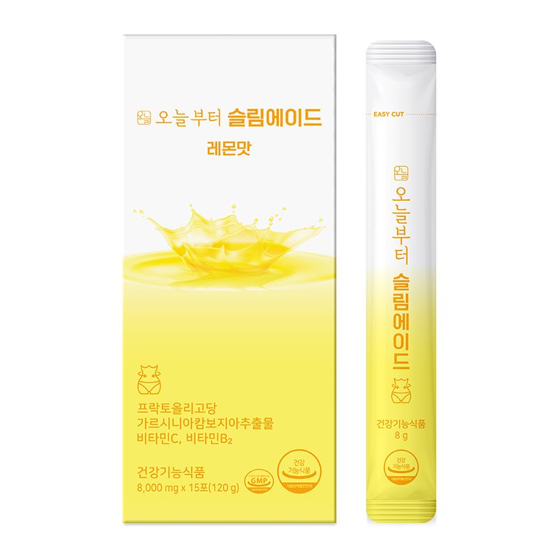 오늘부터 슬림에이드 레몬맛 8000mg x 15포, 1개