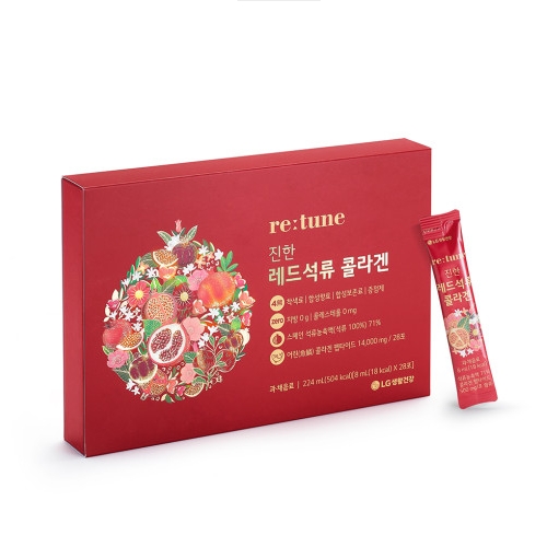 리튠 진한 레드석류 콜라겐 8ml x 28포, 1개