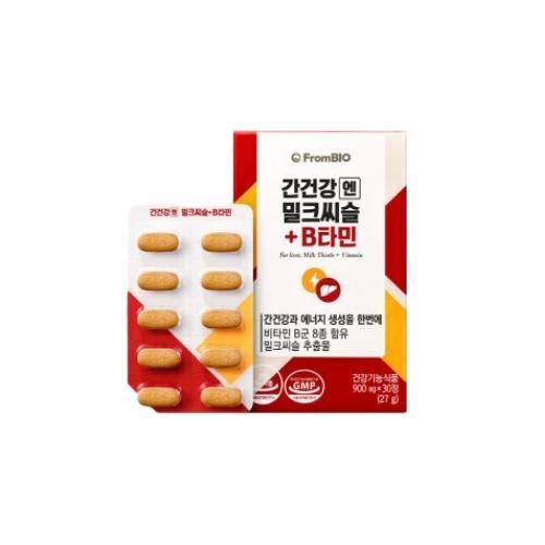 <b>프롬바이오</b> 간건강엔 밀크씨슬 + B타민 900mg x 30정, 2개