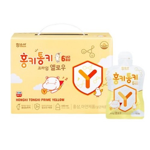 함소아 홍키통키 프라임 옐로우 15ml x 30포, 1개