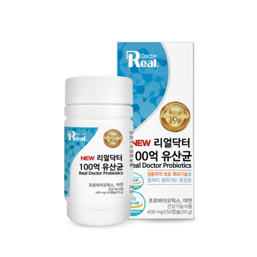 <b>리얼닥터</b> 100억 유산균 400mg x 50캡슐, 1개