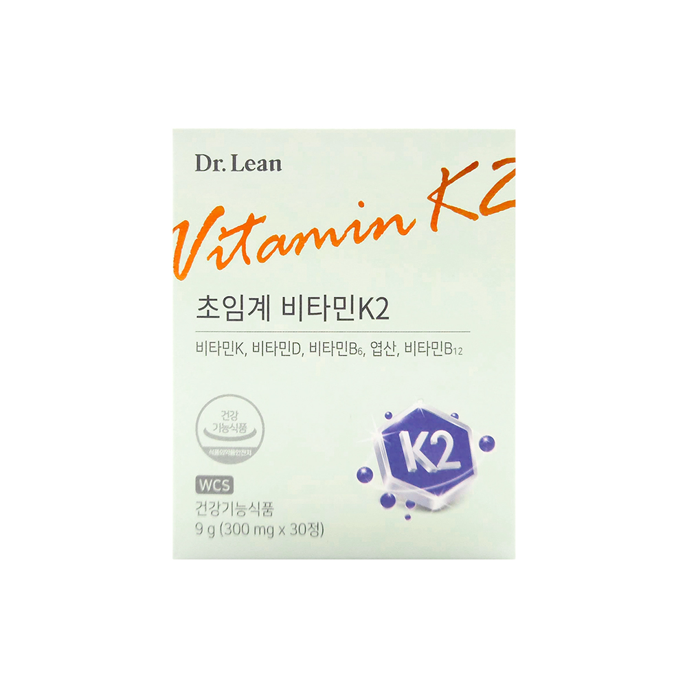 <b>닥터</b>린 초임계 <b>비타민</b>K2 300mg x 30정, 6개