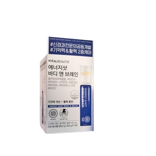 바이탈뷰티 에너지샷 바디 앤 브레인 29.5g x 7개입, 4개