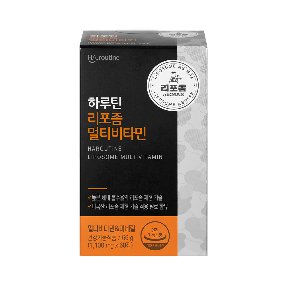 하루틴 리포좀 멀티<b>비타민</b> 1000mg x 60정, 1개