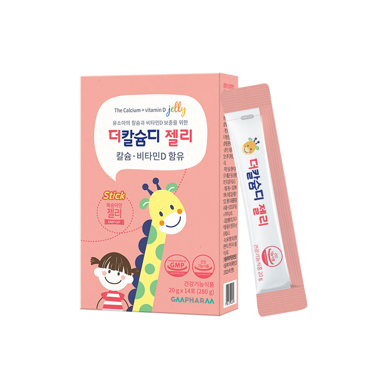 지엠팜 <b>더칼슘디</b> 젤리 20g x 14포, 1개