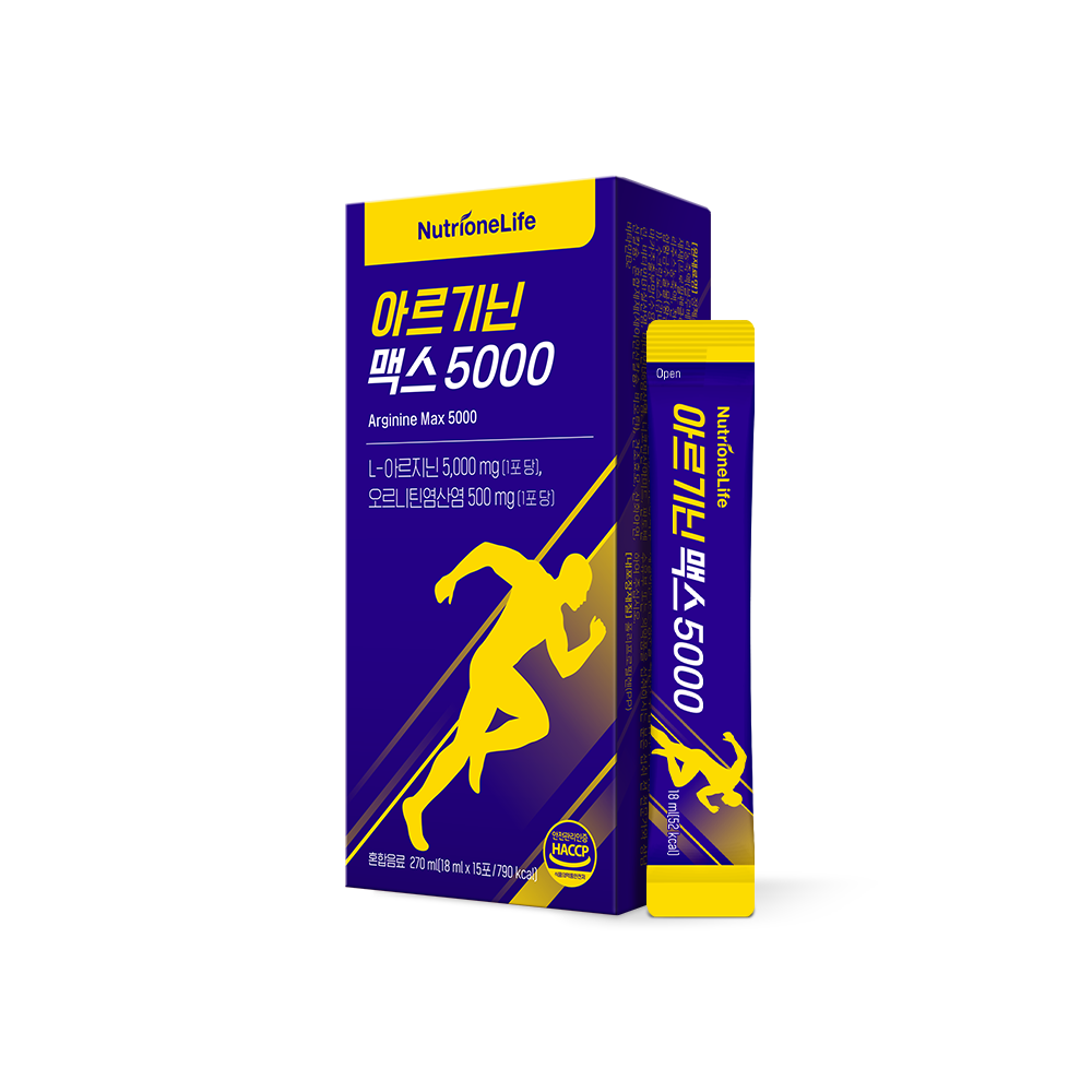 뉴트리원 <b>아르기닌 맥스</b> 5000 18ml x 15포, 2개