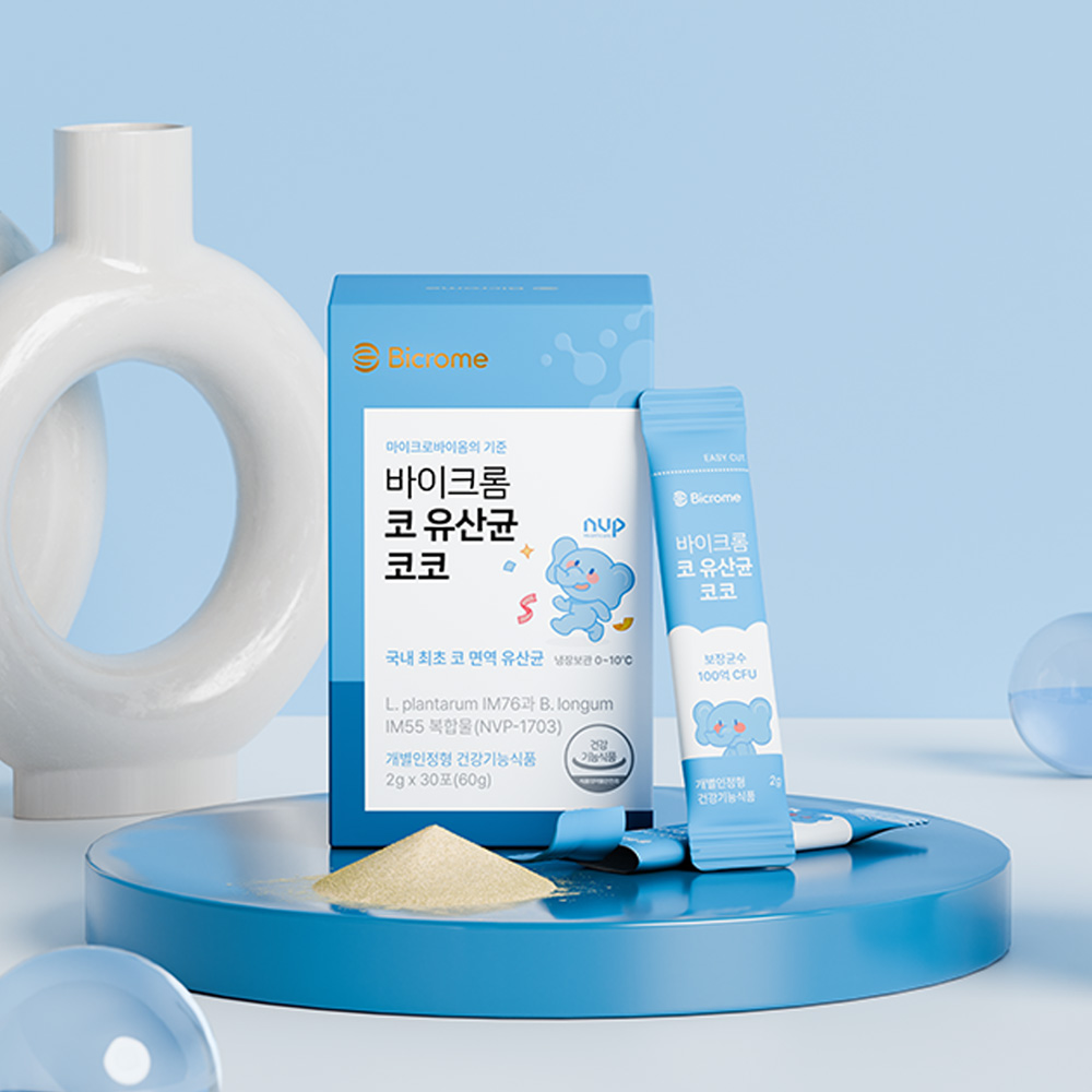 바이크롬 코 유산균 키즈 2g x 30포, 3개