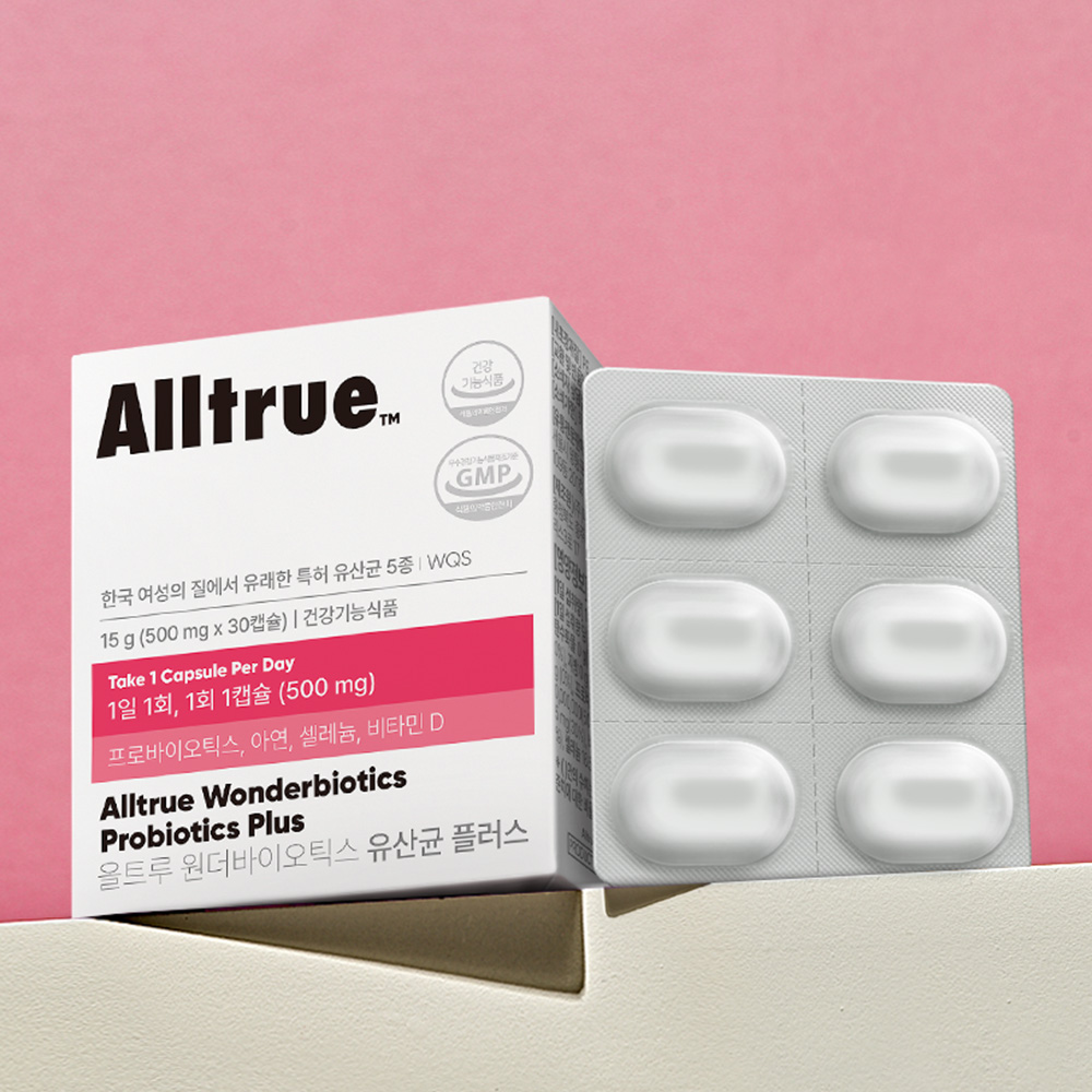 올트루 원더바이오틱스 유산균 500mg x 30캡슐, 5개