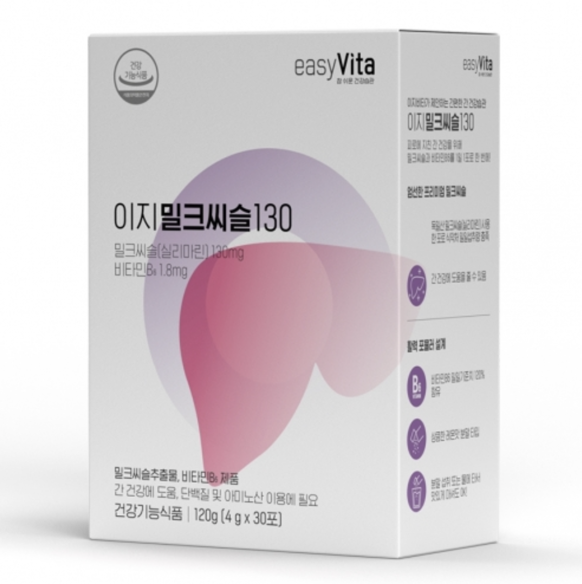 이지 밀크씨슬 130 4g x 30포, 1개