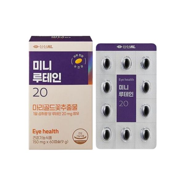 신신제약 미니 루테인20 150mg x 60캡슐, 1개