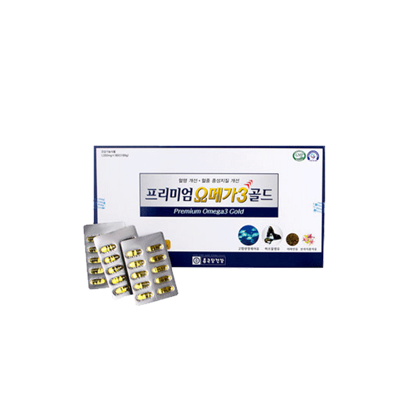 종근당건강 프리미엄 <b>오메가</b>3 <b>골드</b> 1100mg x 180캡슐, 1개