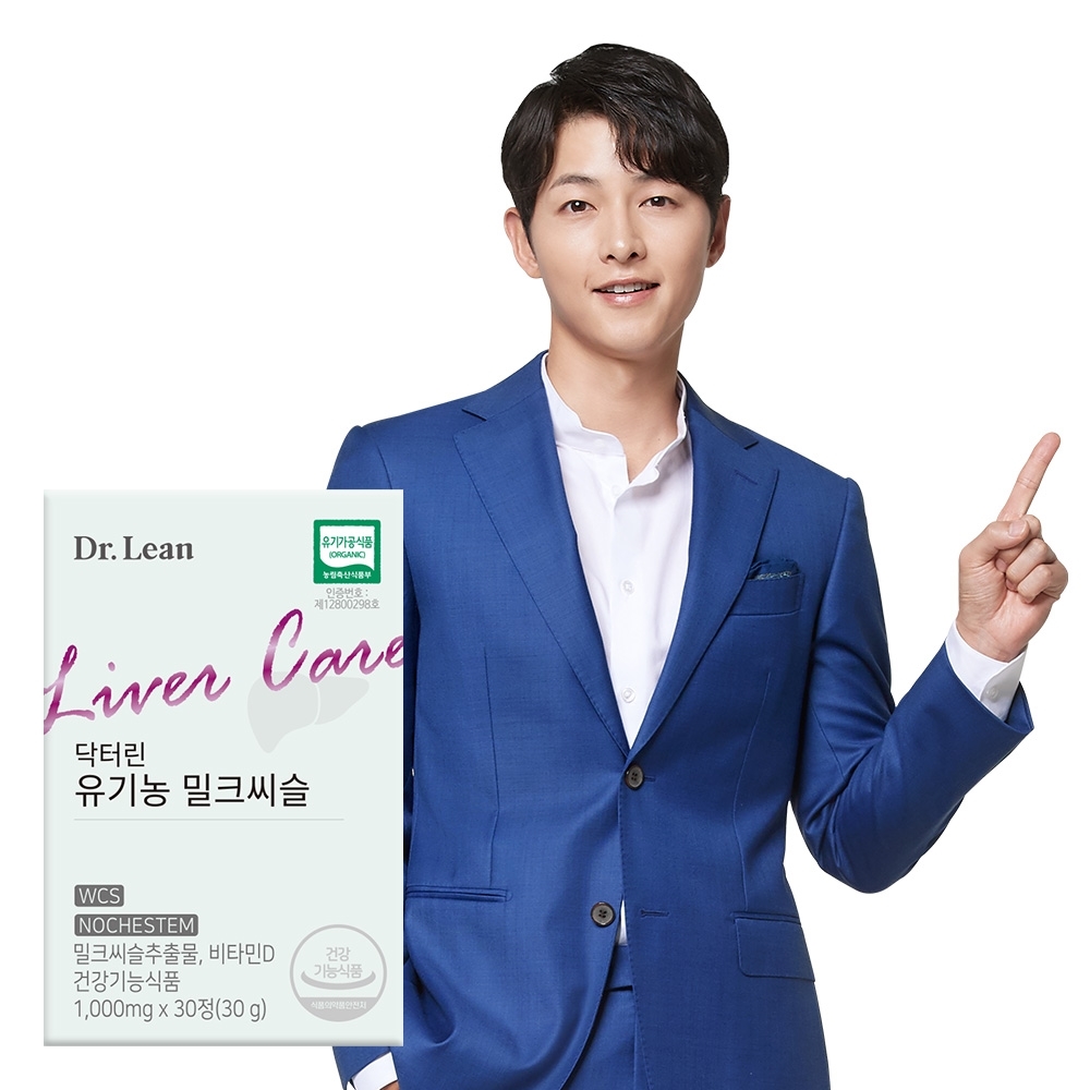 닥터린 <b>유기농 밀크씨슬</b> 1000mg x 30정, 1개