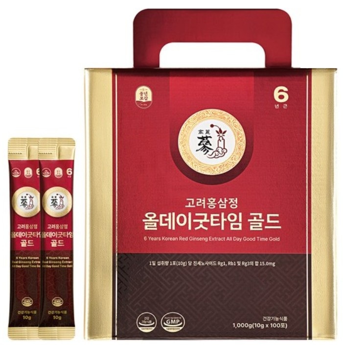 풍년보감 고려홍삼정 올데이굿타임 골드 10g x 100포, 1개