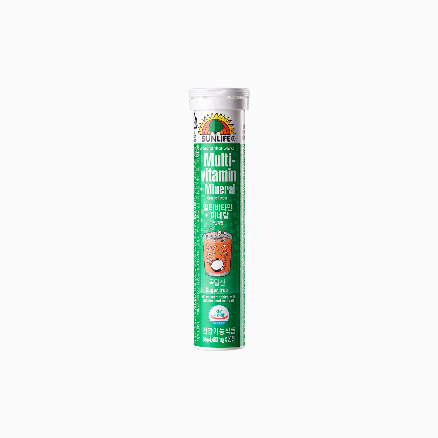 <b>썬라이프 멀티</b>비타민 <b>미네랄</b> 오렌지맛 4400mg x 20정, 6개