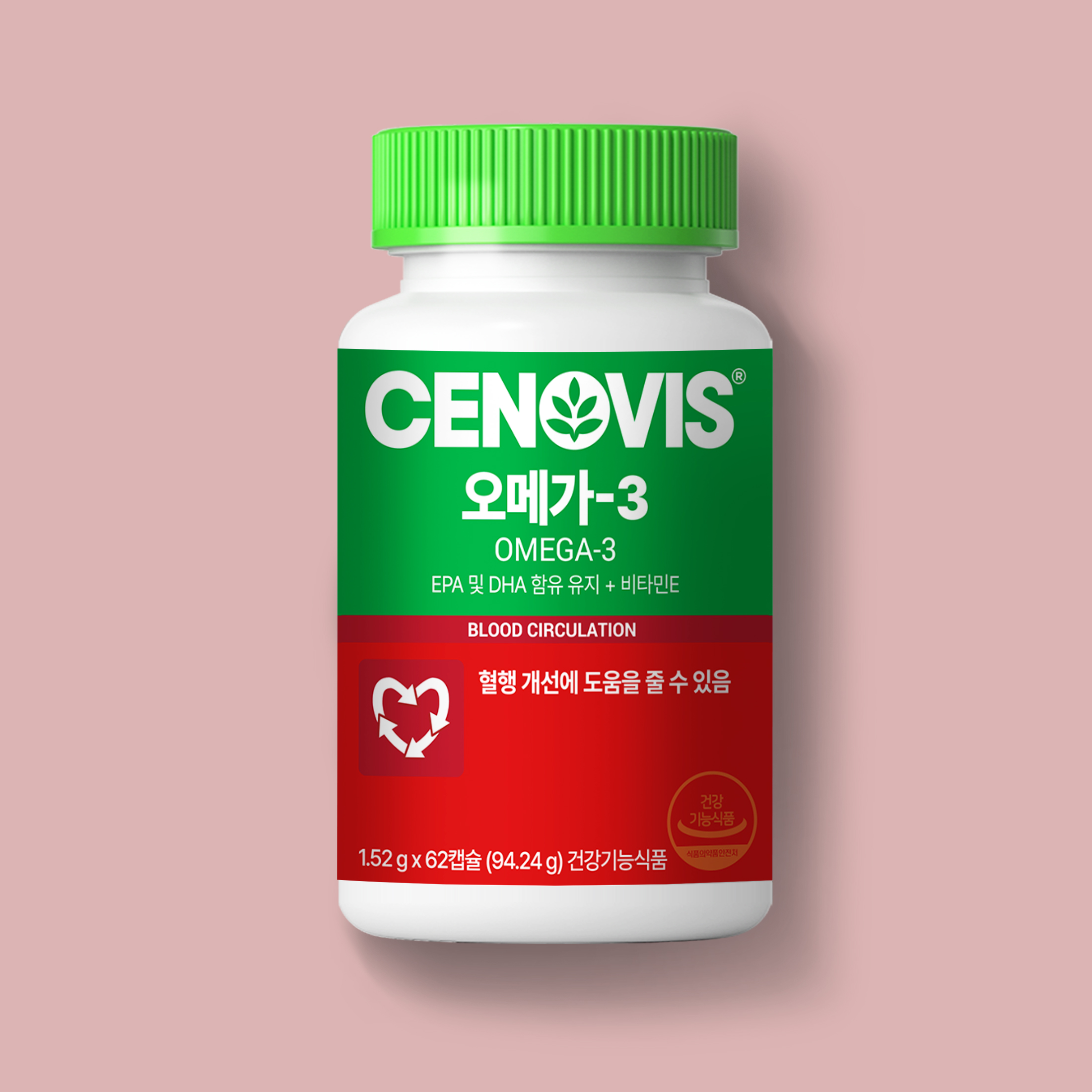 세노비스 오메가3 1520mg x 62캡슐, 1개