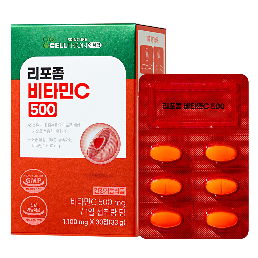 이너랩 리포좀 비타민C 500 1100mg x 30정, 3개