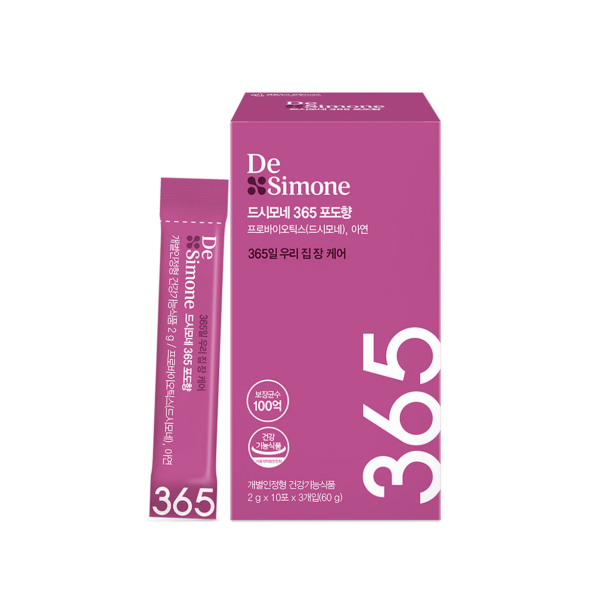 드시모네 365 포도향 2g x 30포, 2개