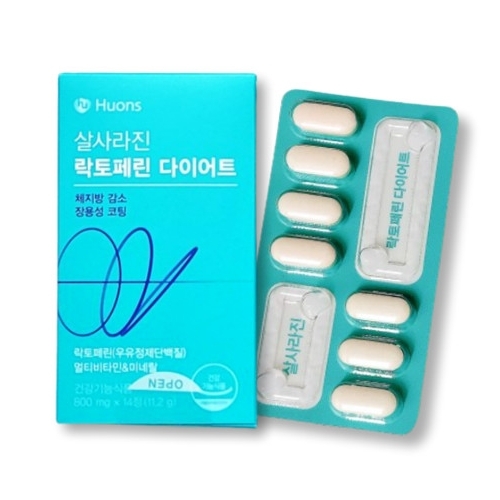 휴온스 살사라진 <b>락토페린</b> 다이어트 800mg x 14정, 1개