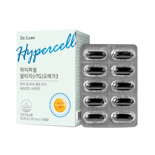 닥터린 하이퍼셀 알티지 <b>오메가</b>3 1202mg x 30캡슐, 5개