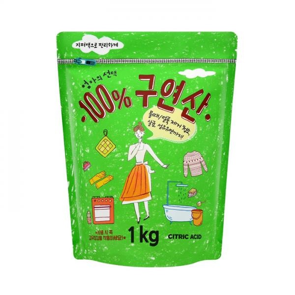 애경산업 애경 엄마의선택 <b>구연산</b> 1kg, 1개