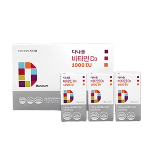다나음 <b>비타민D3</b> 1000IU 선물세트 130mg x 180캡슐, 1개
