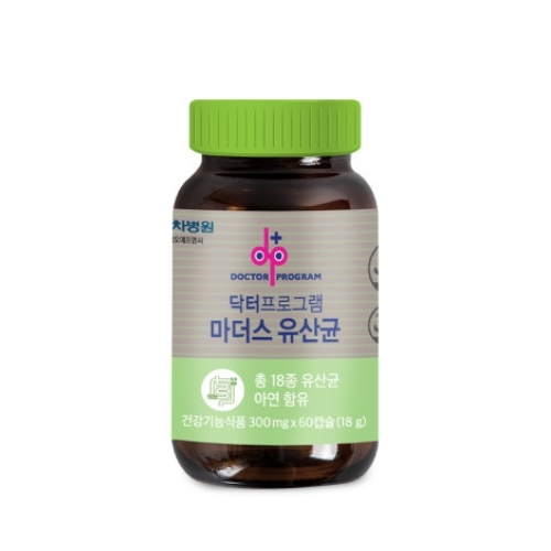 닥터프로그램 마더스 유산균 300mg x 60캡슐, 1개