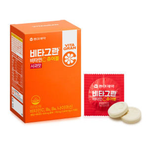 비타그란 비타민C 츄어블 사과맛 1600mg x 72정, 1개