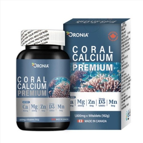 오로니아 <b>코랄칼슘</b> <b>프리미엄</b> 1800mg x 90정, 1개