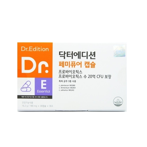 <b>닥터</b>에디션 <b>페미퓨어 캡슐</b> 180mg x 90<b>캡슐</b>, 1개