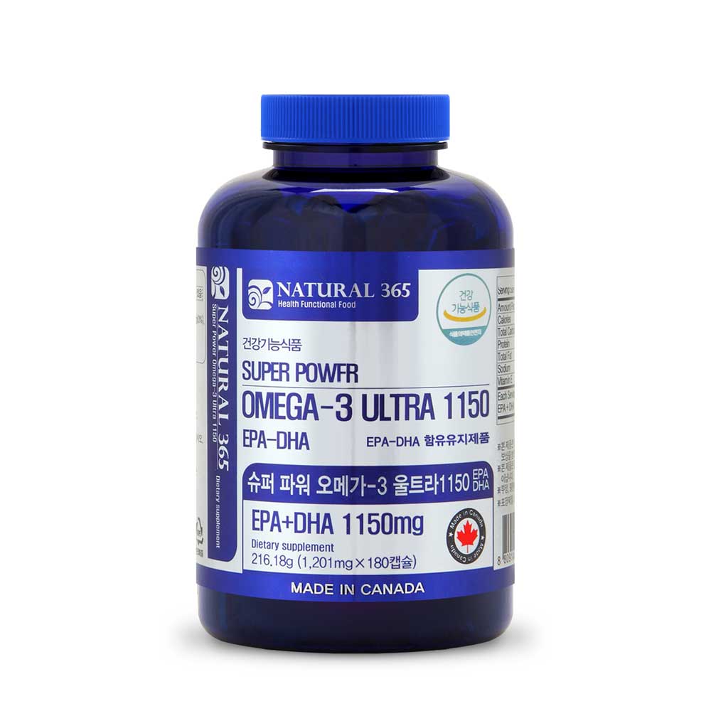 내추럴365 슈퍼 파워 오메가-3 울트라 1150 EPA-DHA