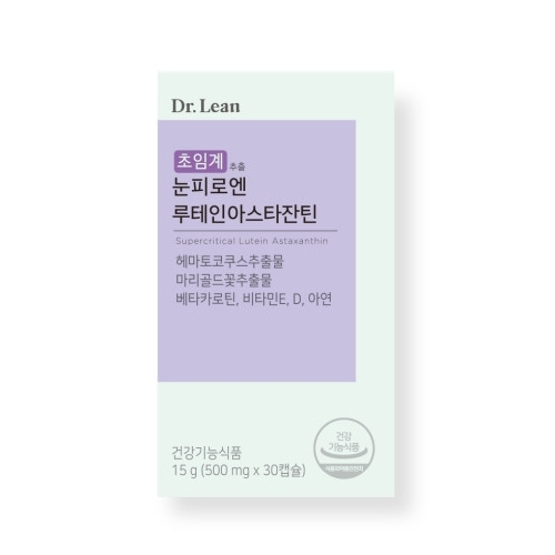 닥터린 눈피로엔 루테인아스타잔틴 500mg x 30캡슐, 1개