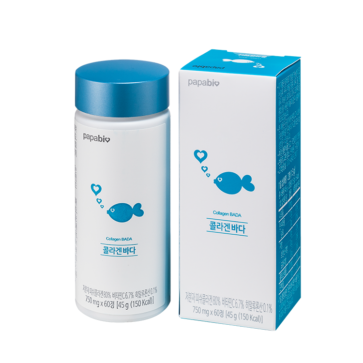 파파비오 콜라겐 바다 750mg x 60정, 1개