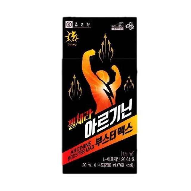 종근당 젤세라 <b>아르기닌</b> 부스터 <b>맥스</b> 20ml x 14포, 4개