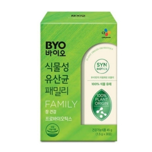 바이오 식물성 <b>유산균</b> <b>패밀리</b> 1.5g x 30포, 1개