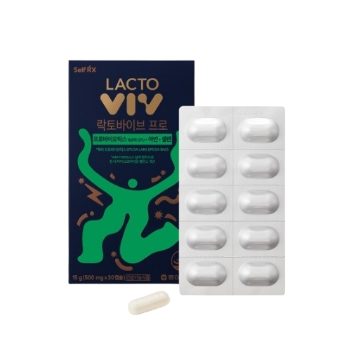락토바이브 프로 500mg x 30캡슐, 2개