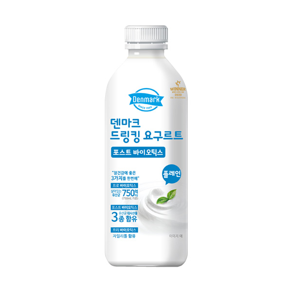 드링킹 요구르트 포스트 바이오틱스 플레인 제품 이미지