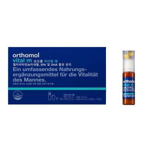 <b>오쏘몰</b> 바이탈 엠 (액상 20ml + 캡슐 540mg x 2캡슐) x 7개입, 1개