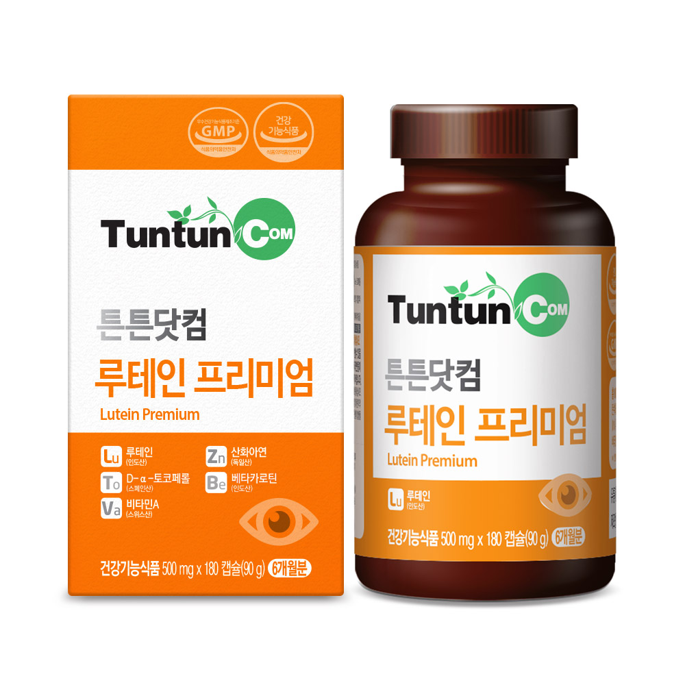 튼튼닷컴 루테인 프리미엄 500mg x 180캡슐, 1개