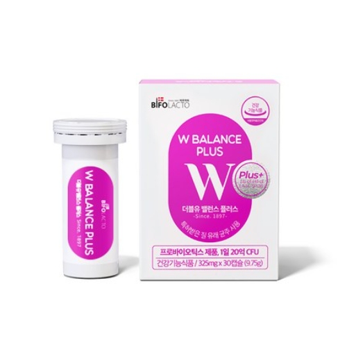 비포락토 더블유밸런스 플러스 325mg x 30캡슐, 1개